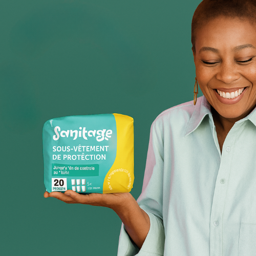 Sous-vêtement de protection absorbant - conçu pour un confort sans fuite